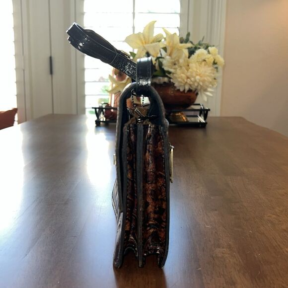 Patricia Nash Consilina Floret Leather Crossbody Bag Abstract Animal Print EUC - Picture 13 of 13